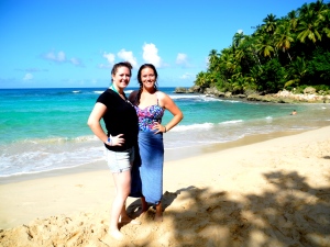 Carrie and I at Playa Grande